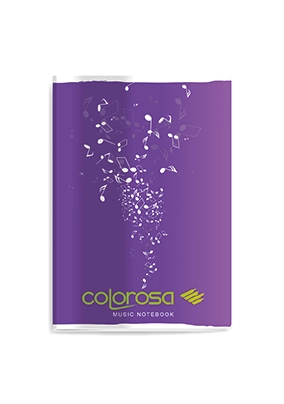 Colorosa soft touch quaderno musica